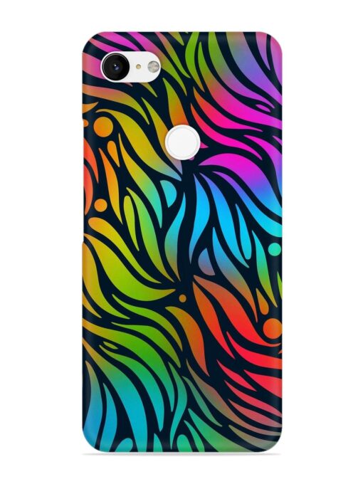 Abstract Leaf Design Snap Case for Google Pixel 3 Xl Zapvi