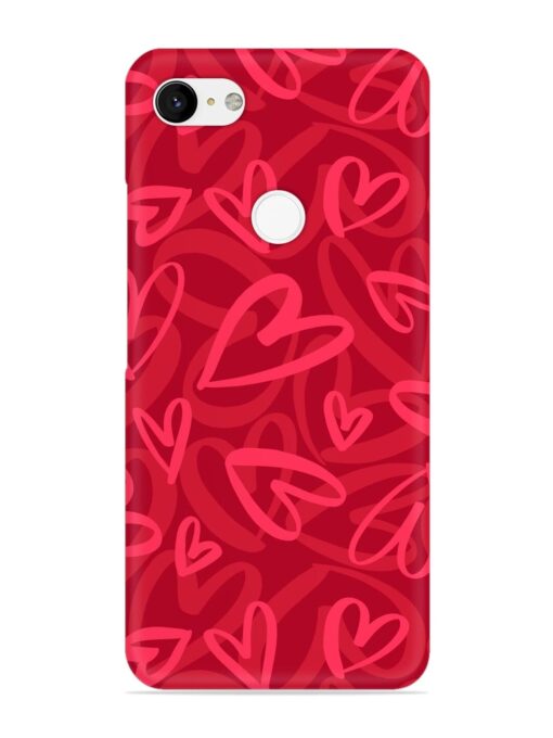 Seamless Romantic Pattern Snap Case for Google Pixel 3 Xl Zapvi