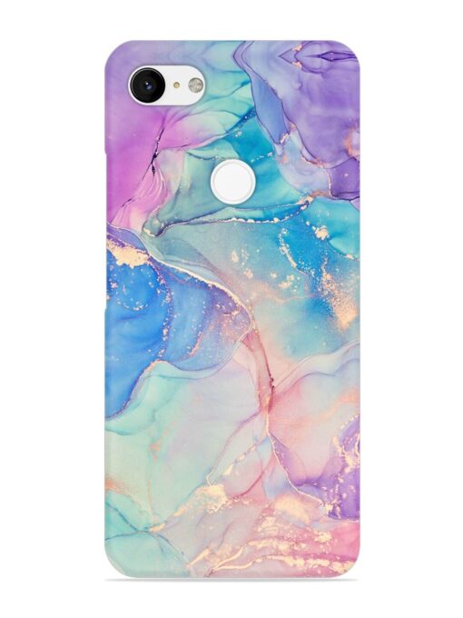 Alcohol Ink Colors Snap Case for Google Pixel 3 Xl Zapvi