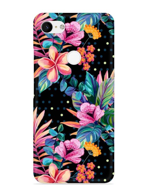 Seamless Floral Pattern Snap Case for Google Pixel 3 Xl Zapvi