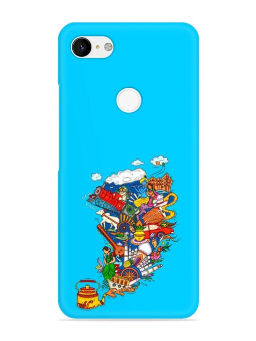 Vector Design Indian Snap Case for Google Pixel 3 Xl Zapvi