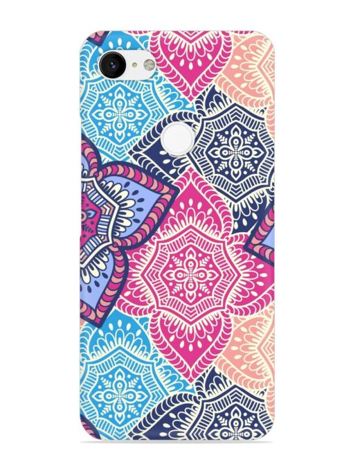 Ethnic Floral Seamless Snap Case for Google Pixel 3 Xl Zapvi