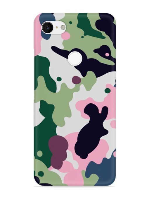 Seamless Funky Camouflage Snap Case for Google Pixel 3 Xl Zapvi