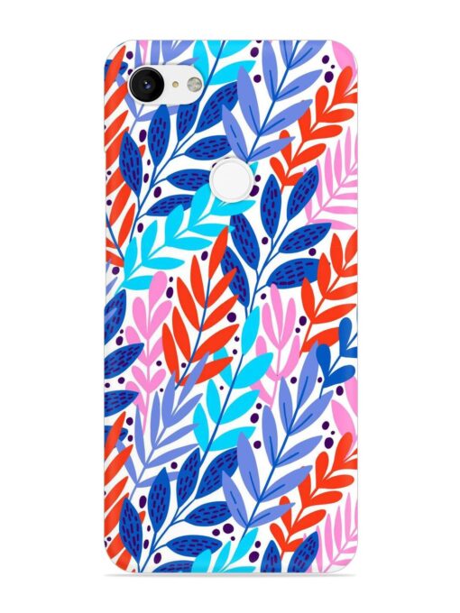 Bright Floral Tropical Snap Case for Google Pixel 3 Xl Zapvi