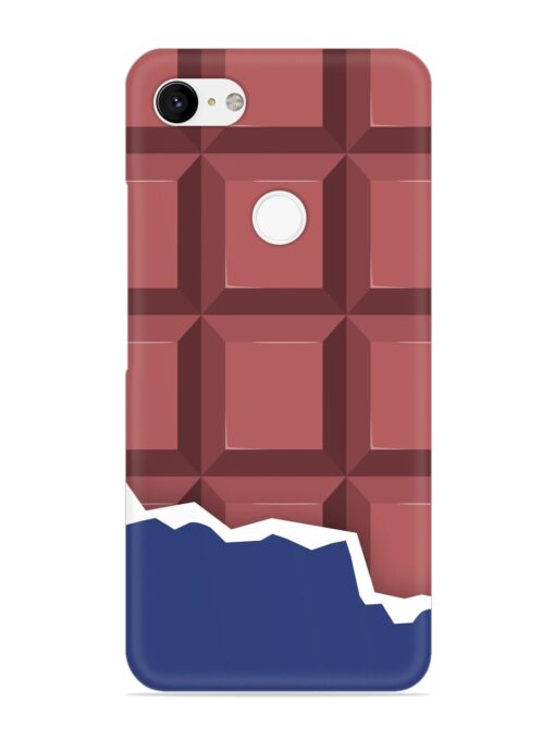 Chocolate Vector Art Snap Case for Google Pixel 3 Xl Zapvi