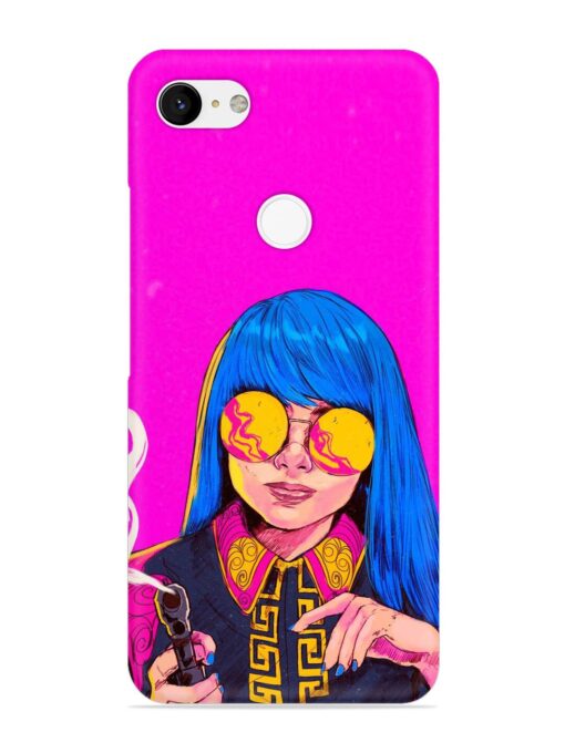 Aesthetic Anime Girl Snap Case for Google Pixel 3 Xl Zapvi