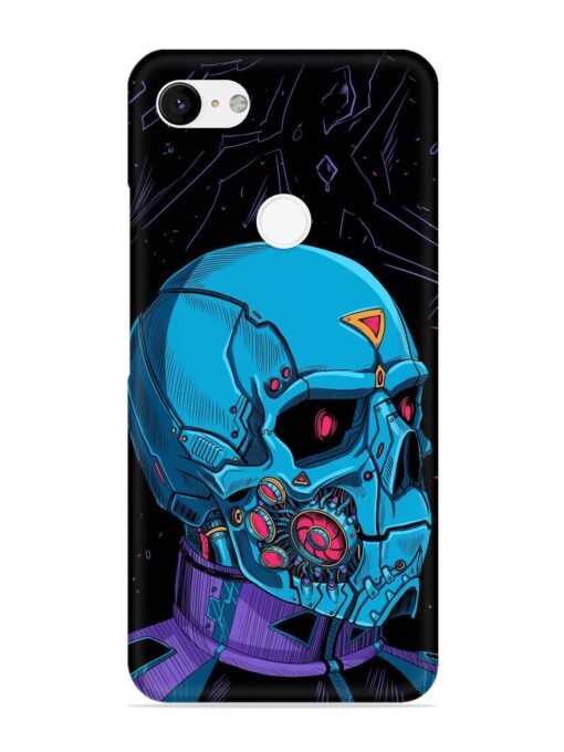 Skull Robo Vector Snap Case for Google Pixel 3 Xl Zapvi