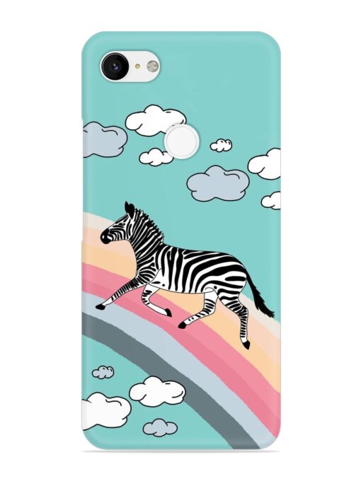 Running Zebra Snap Case for Google Pixel 3 Xl Zapvi