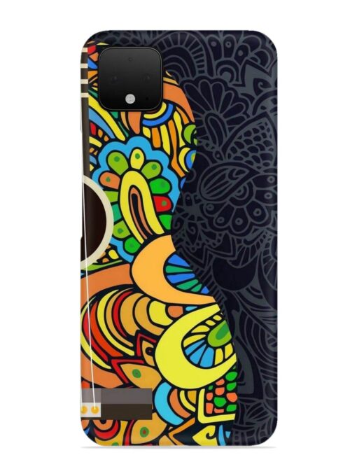 Guitar Vector Art Snap Case for Google Pixel 4 Zapvi