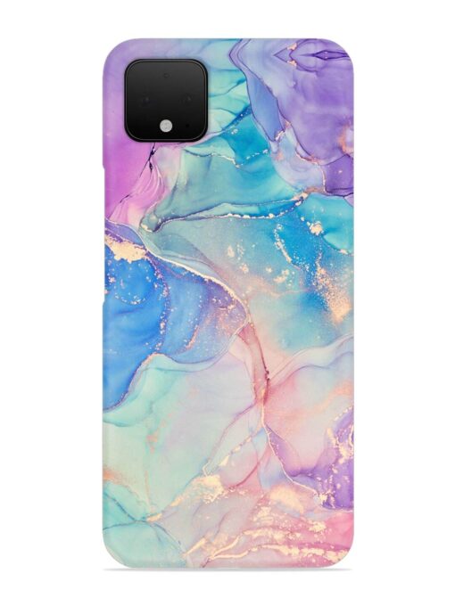 Alcohol Ink Colors Snap Case for Google Pixel 4 Zapvi