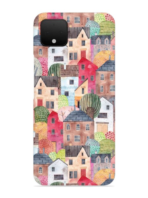 Abstract Seamless Pattern Snap Case for Google Pixel 4 Zapvi