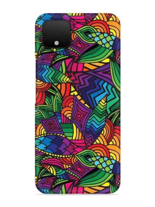 Abstract Multicolor Seamless Snap Case for Google Pixel 4 Zapvi