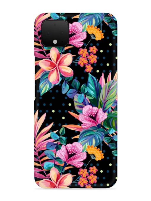 Seamless Floral Pattern Snap Case for Google Pixel 4 Zapvi