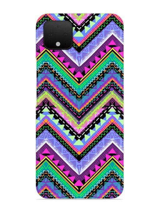 Tribal Aztec Print Snap Case for Google Pixel 4 Zapvi