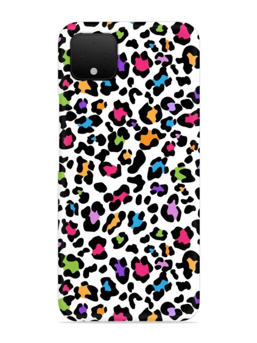 Seamless Leopard Pattern Snap Case for Google Pixel 4 Zapvi