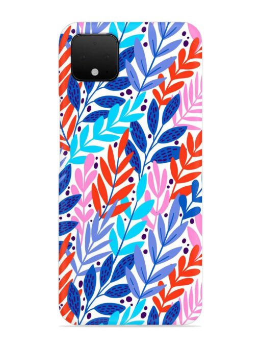 Bright Floral Tropical Snap Case for Google Pixel 4 Zapvi