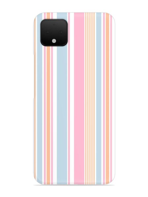 Stripe Seamless Pattern Snap Case for Google Pixel 4 Zapvi