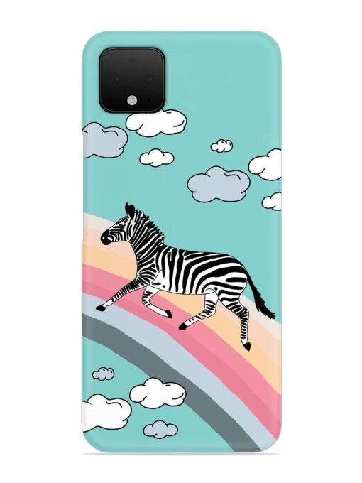 Running Zebra Snap Case for Google Pixel 4 Zapvi