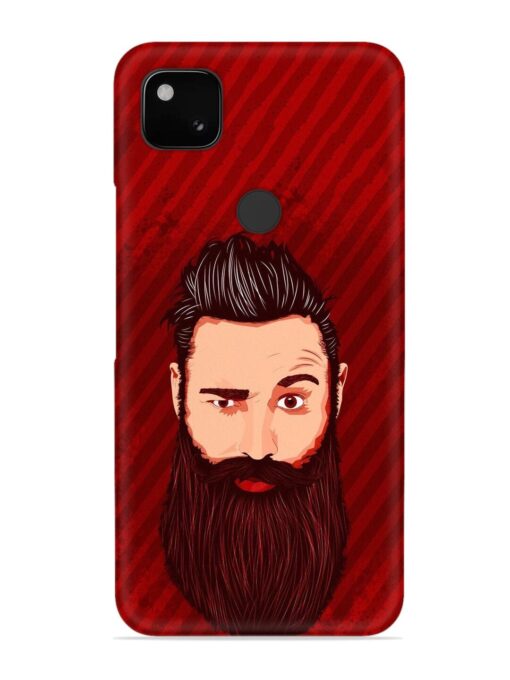 Beardo Man Snap Case for Google Pixel 4A Zapvi