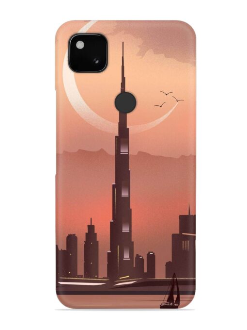 Landmark Burj Khalifa Snap Case for Google Pixel 4A Zapvi