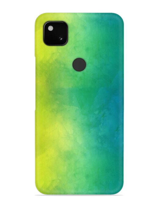 Yellow Green Gradient Snap Case for Google Pixel 4A Zapvi