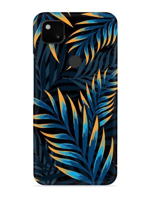 Abstract Leaf Art Snap Case for Google Pixel 4A Zapvi