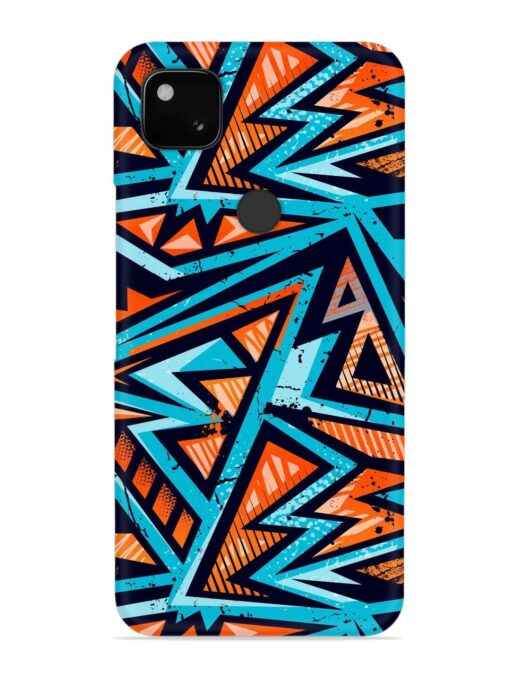 Abstract Seamless Grunge Snap Case for Google Pixel 4A Zapvi