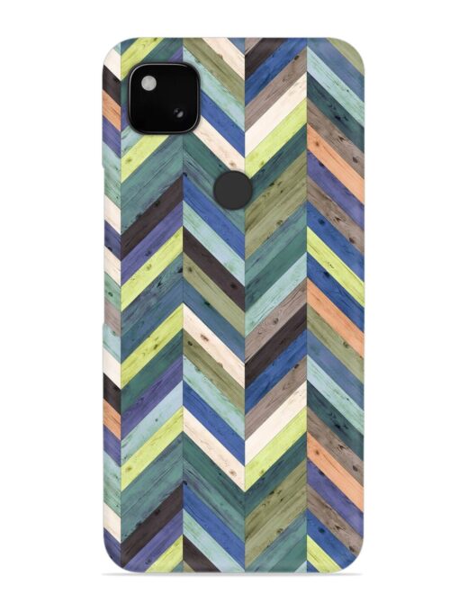 Chevron Random Color Snap Case for Google Pixel 4A Zapvi