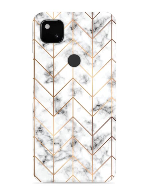 Vector Marble Texture Snap Case for Google Pixel 4A Zapvi