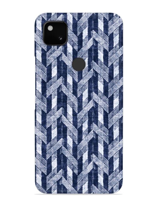 Abstract Herringbone Motif Snap Case for Google Pixel 4A Zapvi