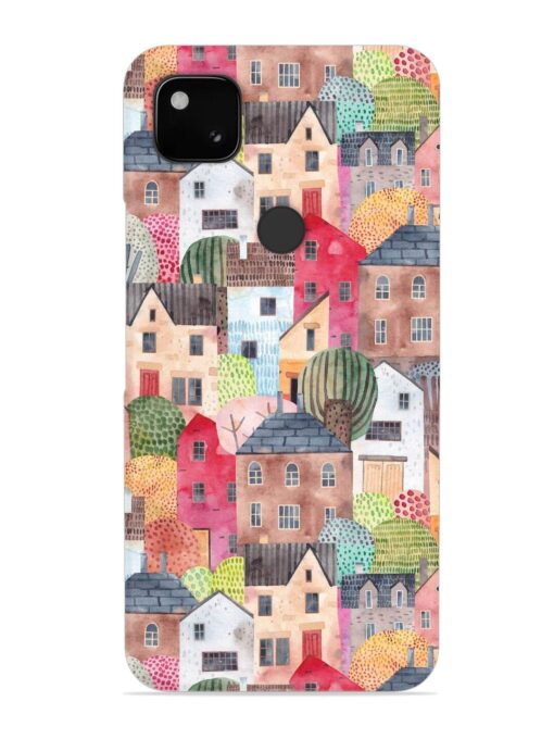 Abstract Seamless Pattern Snap Case for Google Pixel 4A Zapvi