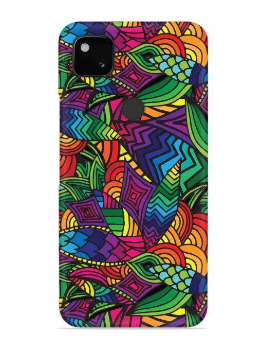 Abstract Multicolor Seamless Snap Case for Google Pixel 4A Zapvi