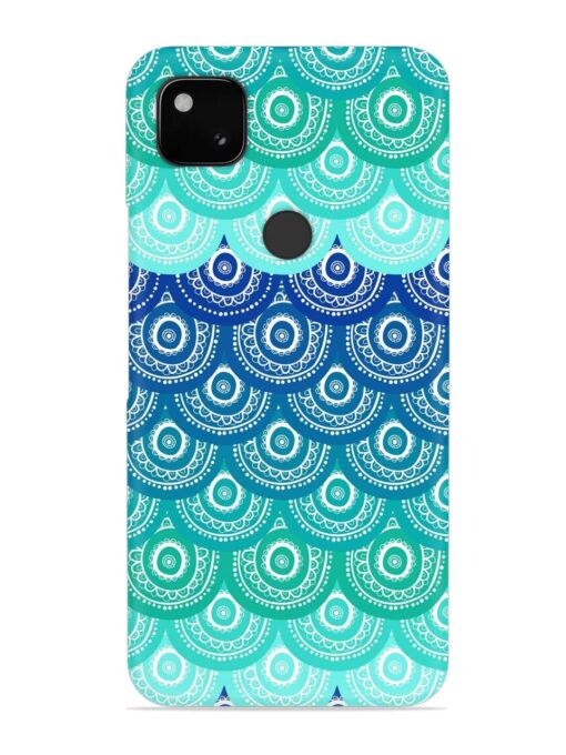 Ethnic Seamless Pattern Snap Case for Google Pixel 4A Zapvi