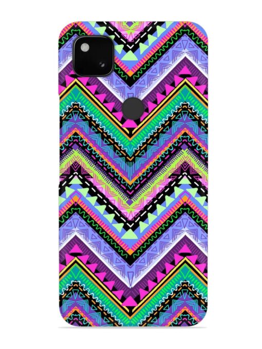 Tribal Aztec Print Snap Case for Google Pixel 4A Zapvi