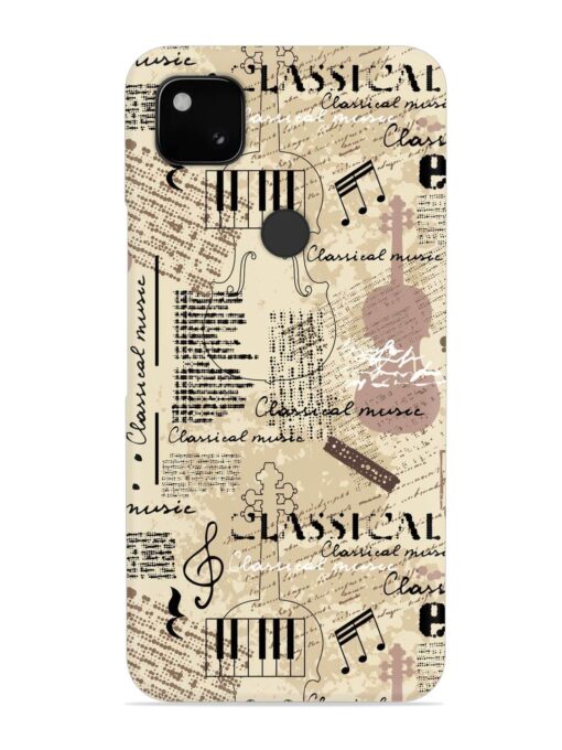 Classical Music Lpattern Snap Case for Google Pixel 4A Zapvi