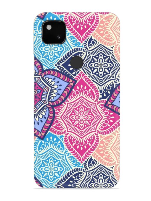 Ethnic Floral Seamless Snap Case for Google Pixel 4A Zapvi