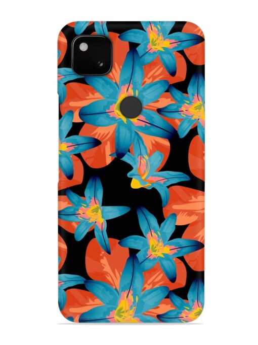 Philippine Flowers Seamless Snap Case for Google Pixel 4A Zapvi