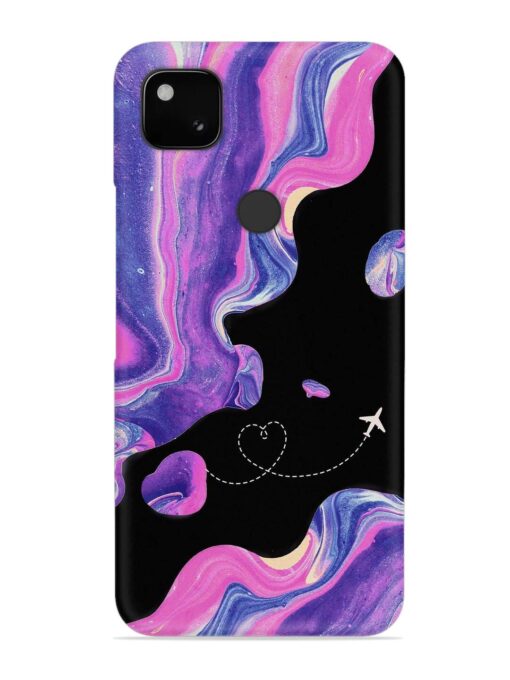 Glitter Art Snap Case for Google Pixel 4A Zapvi