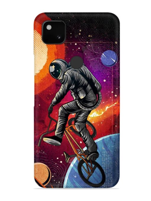 Super Eclipse Bmx Bike Snap Case for Google Pixel 4A Zapvi