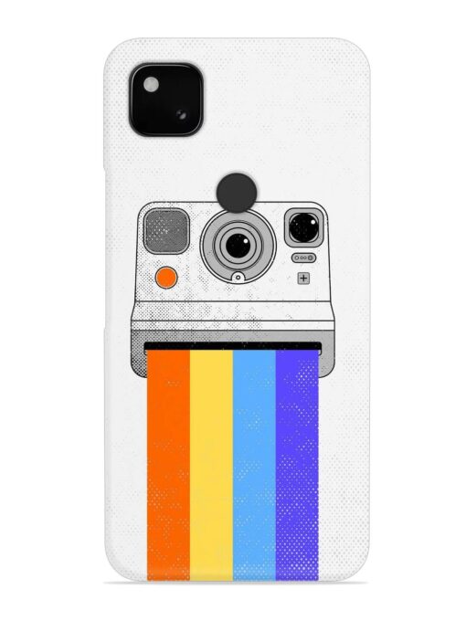 Retro Camera Art Snap Case for Google Pixel 4A Zapvi