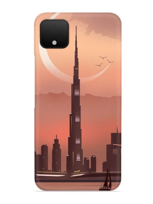 Landmark Burj Khalifa Snap Case for Google Pixel 4 Xl Zapvi