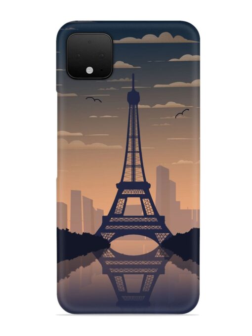 France Paris Eiffel Tower Gradient Snap Case for Google Pixel 4 Xl Zapvi