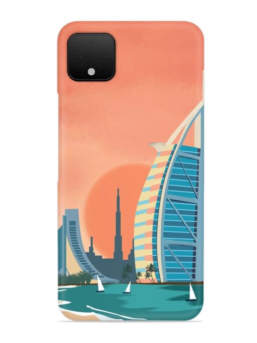 Dubai Architectural Scenery Snap Case for Google Pixel 4 Xl Zapvi