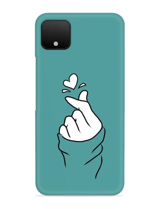 Korean Heart Sign Art Snap Case for Google Pixel 4 Xl Zapvi