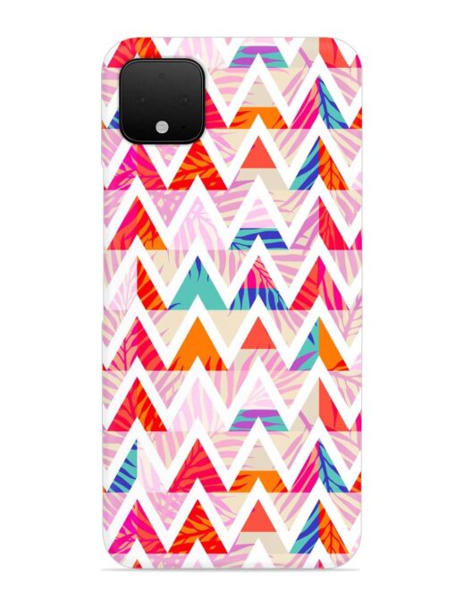 Abstract Triangle Background Snap Case for Google Pixel 4 Xl Zapvi