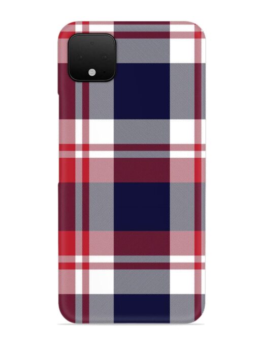 Classic Plaid Tartan Snap Case for Google Pixel 4 Xl Zapvi