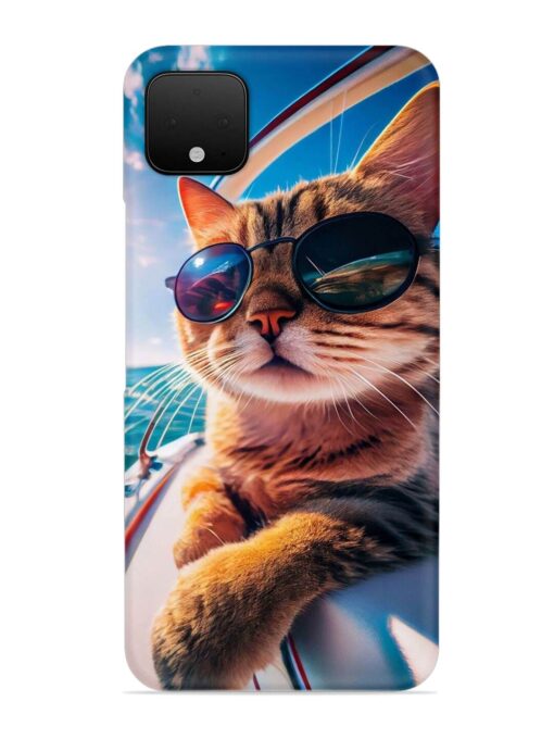 Cat In Style Snap Case for Google Pixel 4 Xl Zapvi