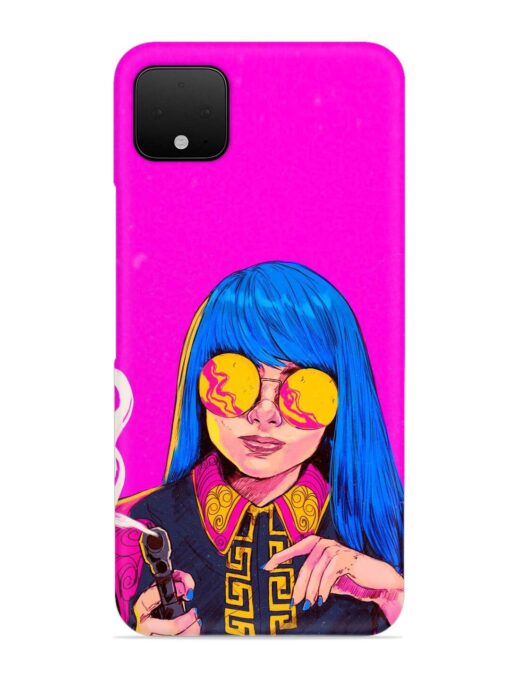 Aesthetic Anime Girl Snap Case for Google Pixel 4 Xl Zapvi