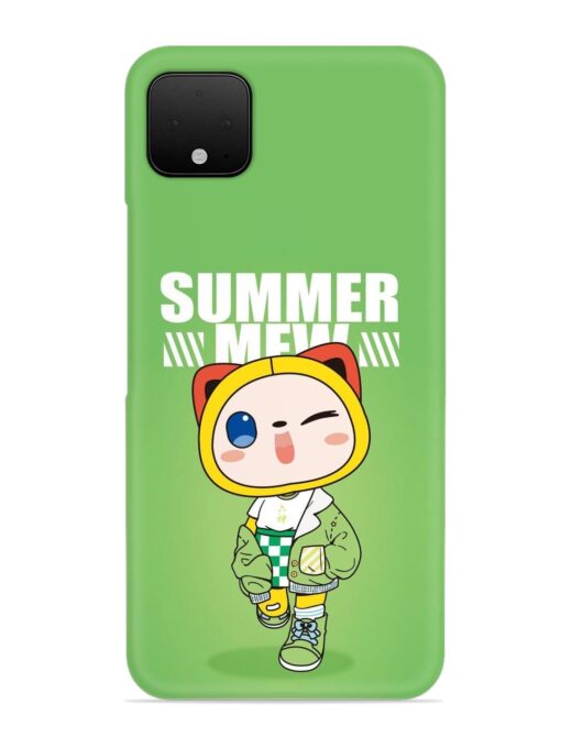 Summer Mew Snap Case for Google Pixel 4 Xl Zapvi