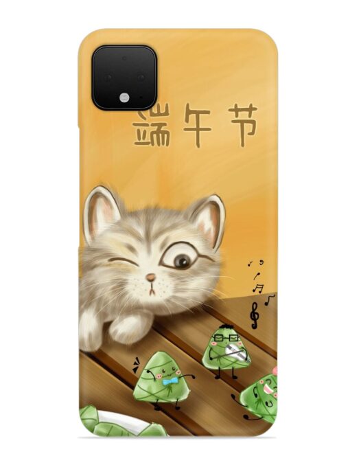 Cat Scorpion Dancing Snap Case for Google Pixel 4 Xl Zapvi